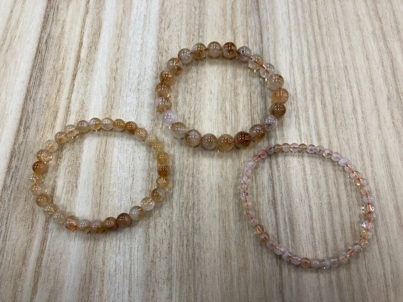 Pulsera Cuarzo Citrino bola